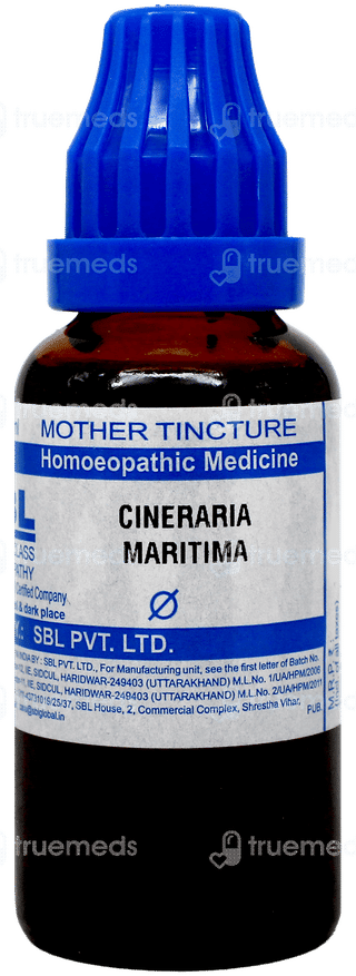 Sbl Cineraria Maritima Mother Tincture 30 Ml
